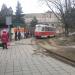 Конечная остановка трамвая № 3 в городе Донецк
