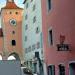 Irish Harp in Regensburg city