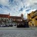 Alter Kornmarkt (lt) in Regensburg city