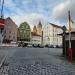 Alter Kornmarkt (lt) in Regensburg city