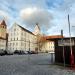 Alter Kornmarkt (lt) in Regensburg city