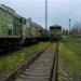 Стоянка списанных поездов в городе Николаев