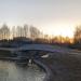 Пешеходный мост через реку Битцу в городе Москва