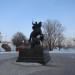 Памятник Георгию Победоносцу в городе Бор