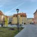 Schwanenplatz in Regensburg city