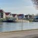 Boat in Regensburg city
