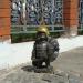 Скульптура «Павлин-пожарный» в городе Серпухов