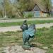 Скульптура «Павлин-защитник» в городе Серпухов