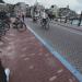 Halvemaansbrug in Amsterdam city