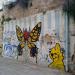 Butterfly Graffiti in Jerusalem city