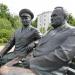 Памятник советскому конструктору С. П. Королеву и первому космонавту Ю. А. Гагарину в городе Королёв