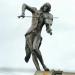 Скульптура «Скрипаль на даху» в місті Харків