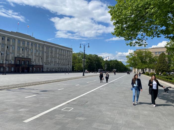 Площадь владикавказ фото Площадь Свободы - Владикавказ