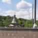Деревянный храм в городе Москва