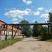 Трубопроводный мост в городе Истра