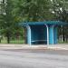 Автобусная остановка в городе Великие Луки