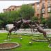 Скульптура «Прыжок антилопы» в городе Ереван