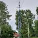 Опора ЛЭП в городе Электрогорск