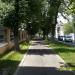 Тенистая аллея в городе Москва