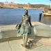 Жанровая скульптура Девушка-туристка в городе Великий Новгород