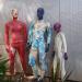 Three mannequins in Tel Aviv-Yafo city
