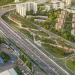 Создаваемый парк вдоль улицы Бехтерева в городе Москва