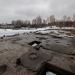 Заброшенная бетонная конструкция в городе Петрозаводск