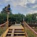 Пешеходный переход через железнодорожные пути в городе Щёлково
