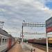 Пассажирские платформы железнодорожной станции Куровская в городе Куровское