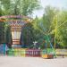 Зона аттракционов в городе Курган
