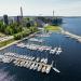 Naistenlahden venesatama in Tampere city