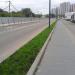 Разделительный газон в городе Москва