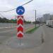Разделительный газон в городе Москва