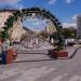 Сквер у театра народной музыки в городе Москва