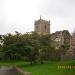 Ruins of St Peter's Church in Bristol city