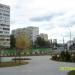 Пешеходная благоустроенная зона в городе Москва