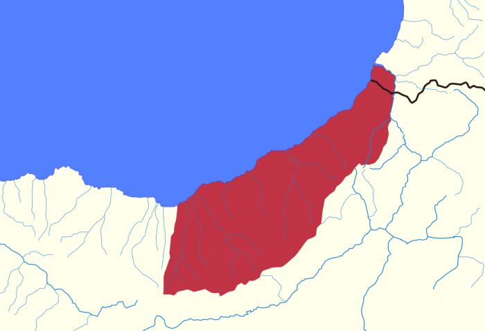 Lazeti (Chaneti) on the territory of Georgia