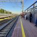 Временная деревянная платформа станции МЦД Химки в городе Химки