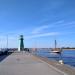 Falochron zachodni wejścia do portu wewnętrznego in Gdańsk city