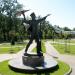 Скульптура первым авиаторам КПИ в городе Киев