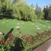 Газон с символическими могилами в городе Сочи