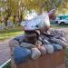 Скульптура «Таймень» в городе Красноярск