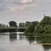 Пешеходный мост через реку Белую