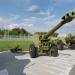 Выставка военной техники в городе Лесной