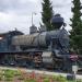 Паровоз-памятник Hv1-575 в городе Тампере