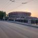 Строящееся здание ледовой арены «УГМК Арена» в городе Екатеринбург