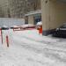 Шлагбаум в городе Москва