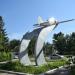 Самолёт-памятник Як-52 в городе Барнаул