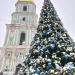 Место установки новогодней ёлки в городе Киев