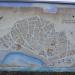 Мурал с картой Малого Иерусалима в городе Евпатория